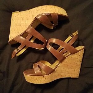 Nine West Wedge Platform Sandals